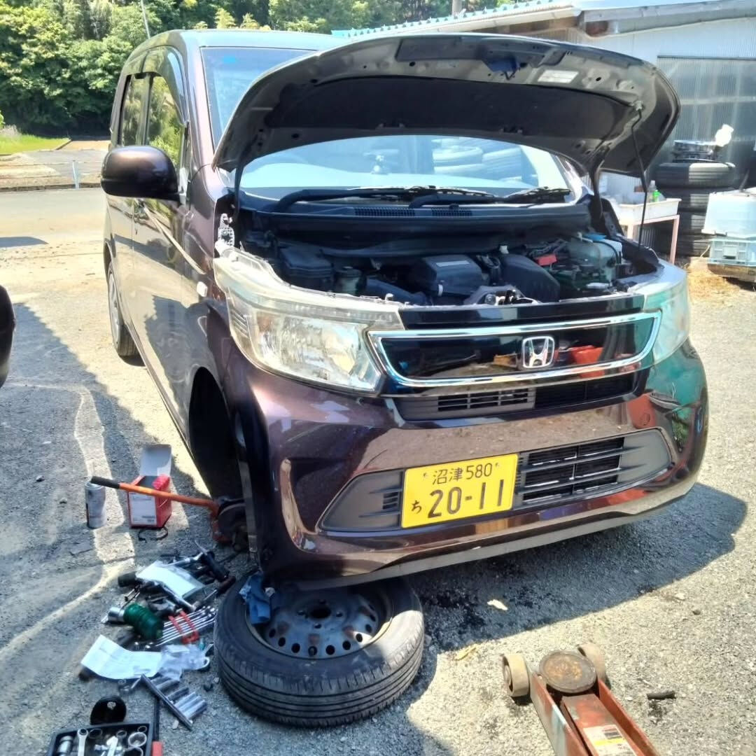 車検整備でお客様から預かったN-WGN